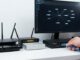Home router with VPN setup protecting multiple connected devices