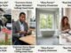 Real estate agent filming an Instagram Reel inside a luxury home listing