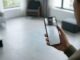 Testing augmented reality shopping app on smartphone